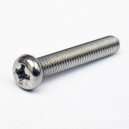 220R0435 M4x35 Phil Pan Head A2 Stainless JIS