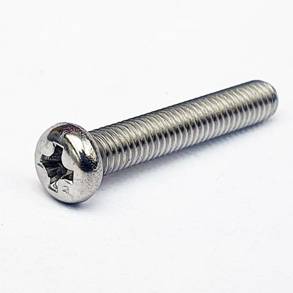 220R0630 M6x30 Phil Pan Head A2 Stainless JIS