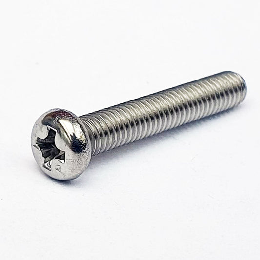 220R0630 M6x30 Phil Pan Head A2 Stainless JIS