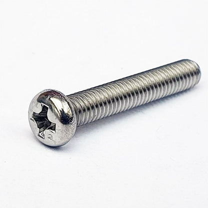 220R0650 M6x50 Phil Pan Head A2 Stainless JIS