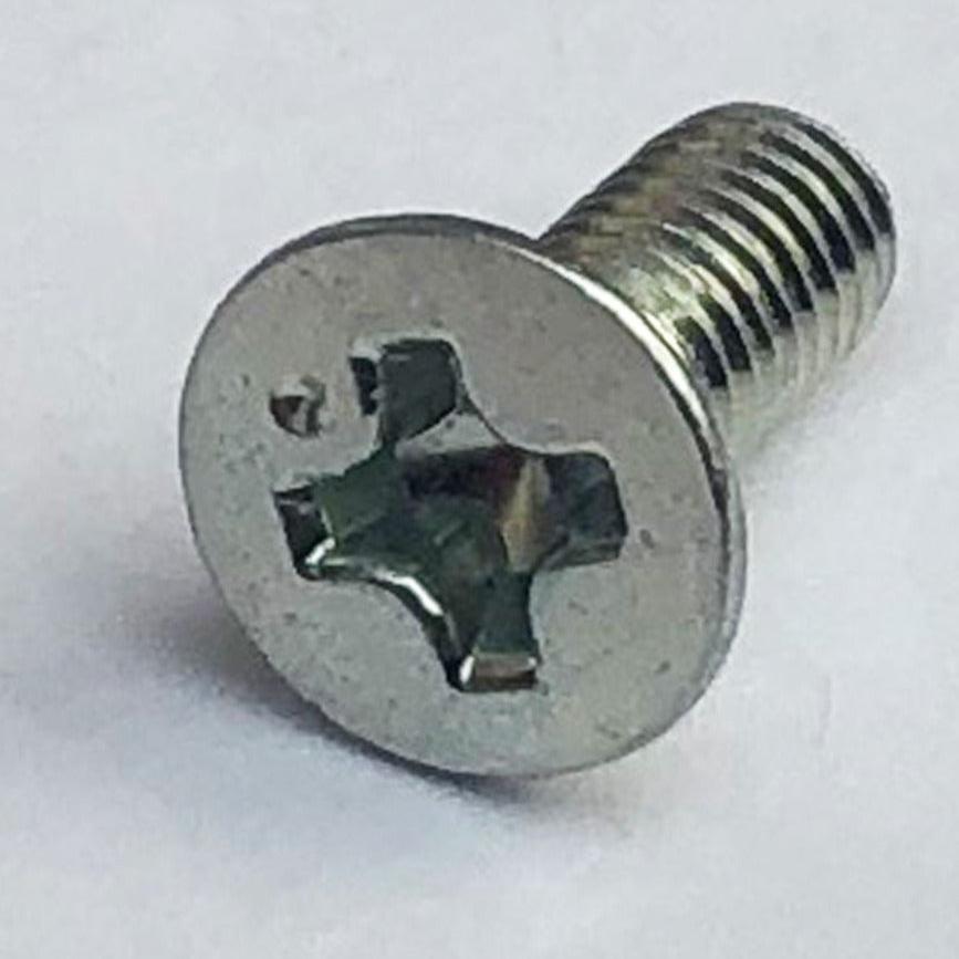 M3 x 08 Phil Countersunk Flat M/C Trivalent White Cr-3 JIS 221B0308A