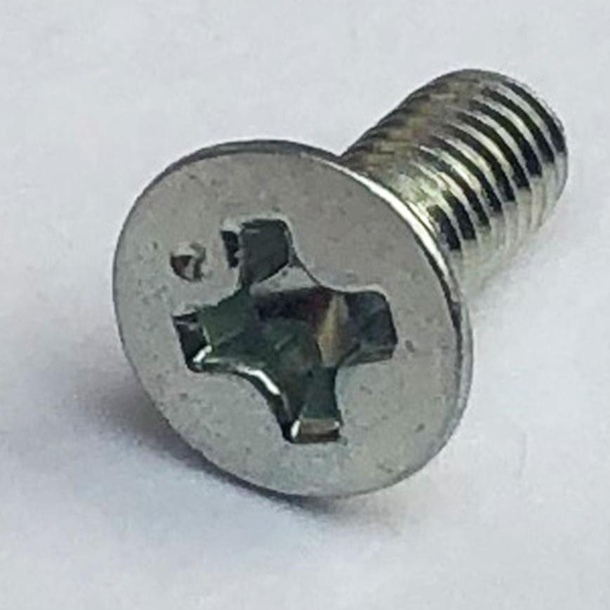 M5 x 12 Phil Csk Flat M/C Trivalent White Cr-3 JIS 221B0512A