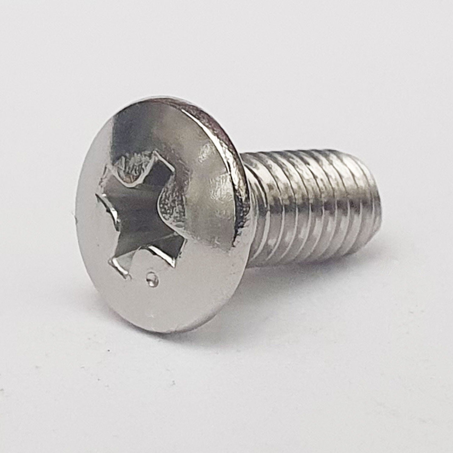 222B0416 M4x16 Round Oval Countersunk Head Trivalent White Cr-3 JIS