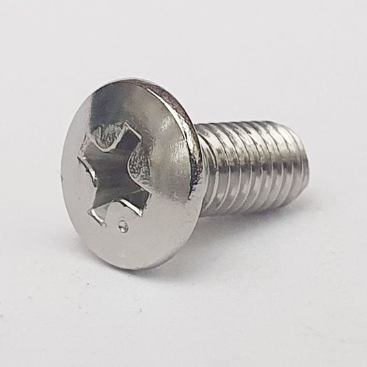 222B0416 M4x16 Round Oval Countersunk Head Trivalent White Cr-3 JIS