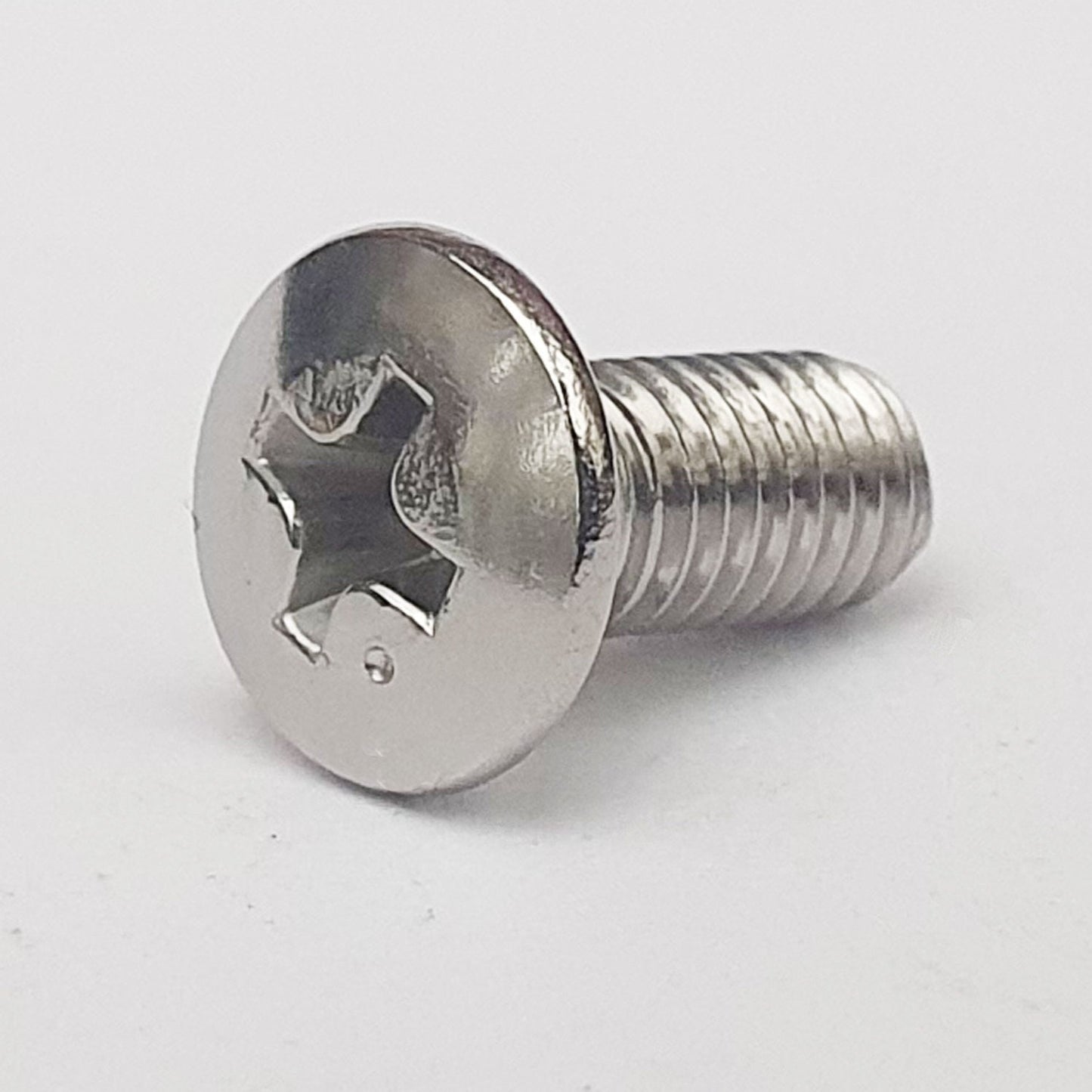 222B0516 M5x16 Round Oval Countersunk Head Trivalent White Cr-3 JIS