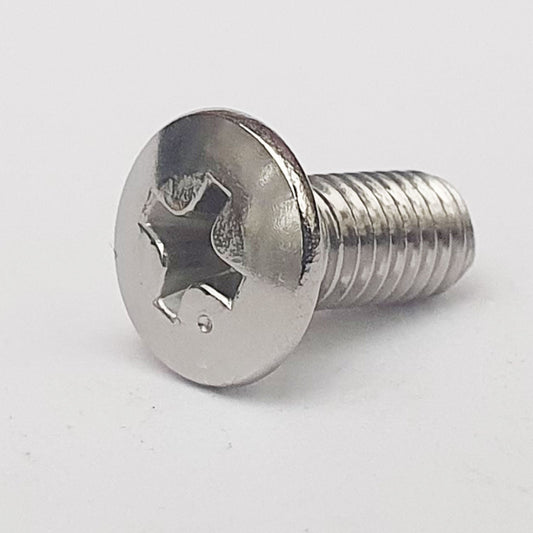 222B0530 M5x30 Round Oval Countersunk Head Trivalent White Cr-3 JIS