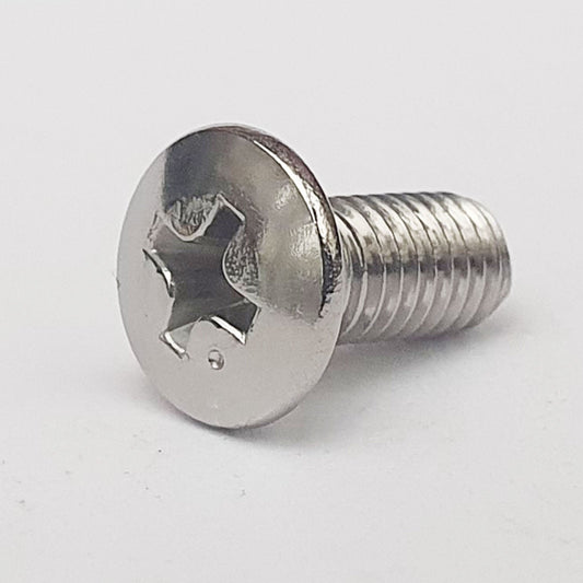 222B0535 M5x35 Round Oval Countersunk Head Trivalent White Cr-3 JIS