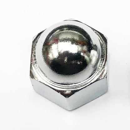 92020-014 M12-1.25 Fine Pitch Dome Nut Chrome Plated JIS