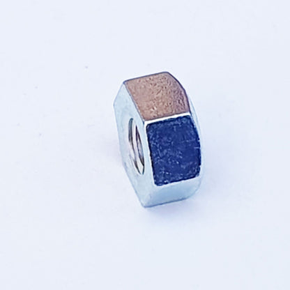 M4-(0.75) Hex Nut Class 1 Former JIS 0.75 Pitch Trivalent White Cr-3 side on