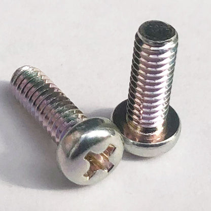 M4x8 M4-(0.75) x 8 Phil Pan Head Screw Former JIS 0.75 Pitch Trivalent White Cr-3
