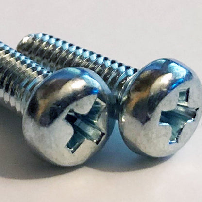 M5x35 M5-(0.9) x 35 Phil Pan Head Screw Former JIS 0.9 Pitch Trivalent White Cr-3