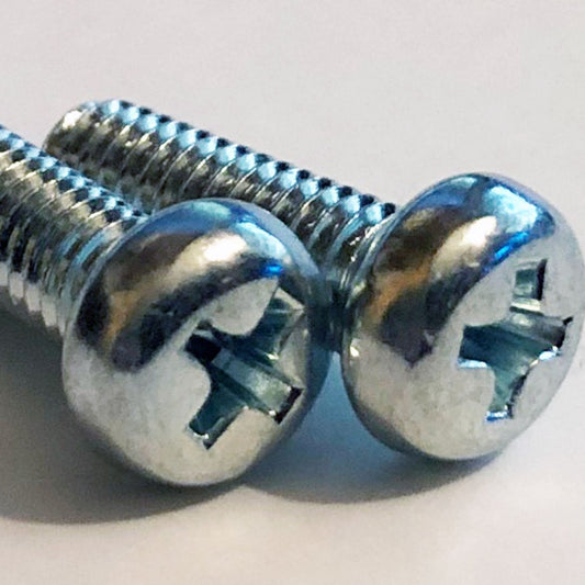 M5x40 M5-(0.9) x 40 Phil Pan Head Screw Former JIS 0.9 Pitch Trivalent White Cr-3