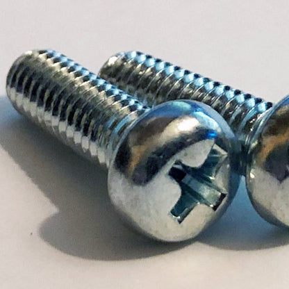 M5x45 M5-(0.9) x 45 Phil Pan Head Screw Former JIS 0.9 Pitch Trivalent White Cr-3
