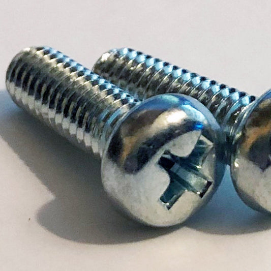 M5x45 M5-(0.9) x 45 Phil Pan Head Screw Former JIS 0.9 Pitch Trivalent White Cr-3