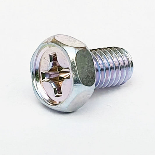 M6x10 Hex Head  (+) upset head screw JIS